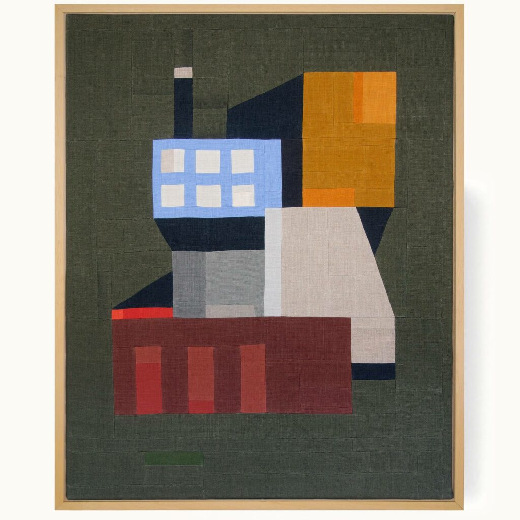 tableaux textiles art patchwork