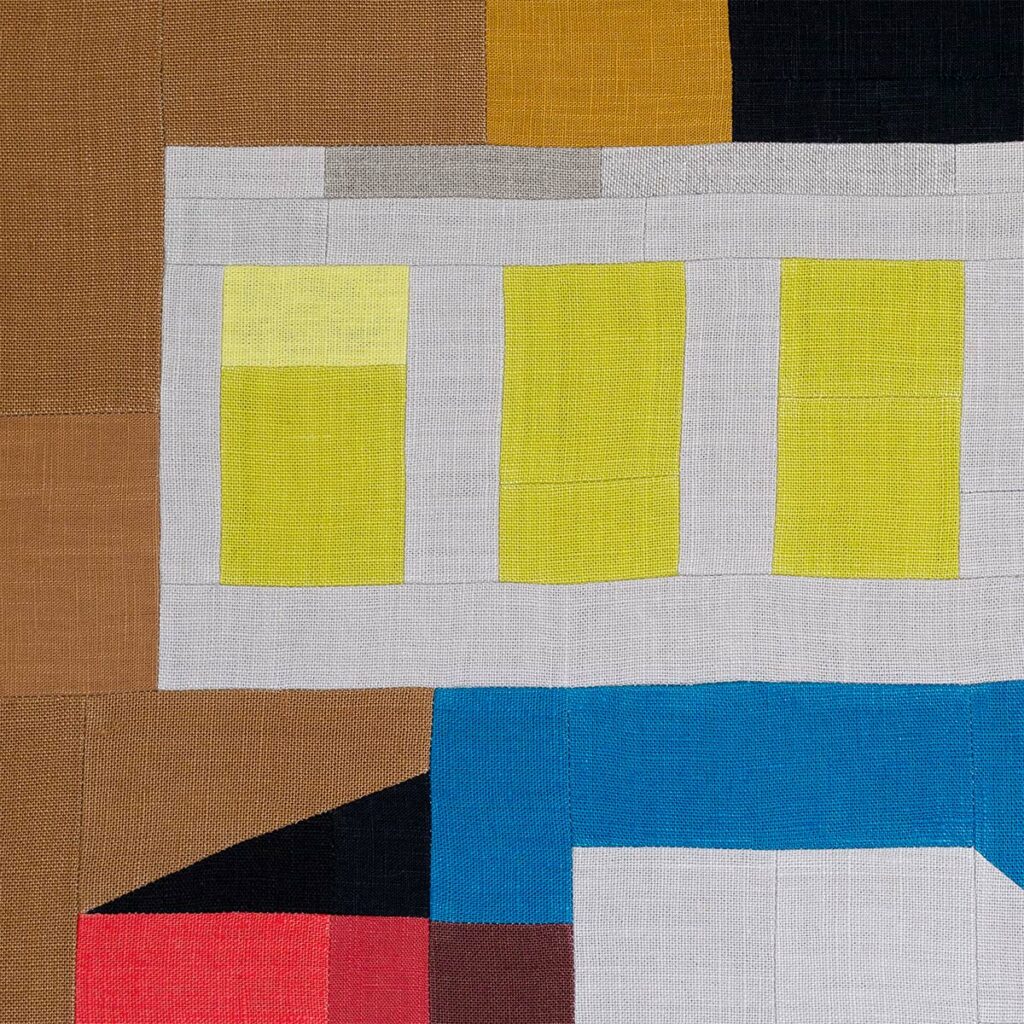 tableaux textiles art patchwork